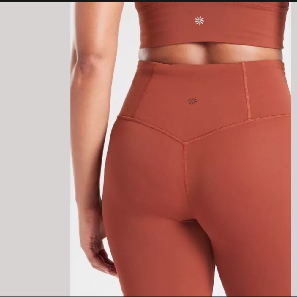 ATHLETA Illuminate 7/8 Tight Leggings Russet NWT - Picture 3 of 5